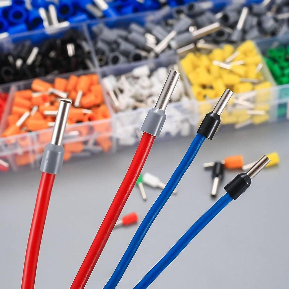 Assorted Size Cable End Crimps Ferrule Insulated Wire Ends Terminals Ferrule Crimping