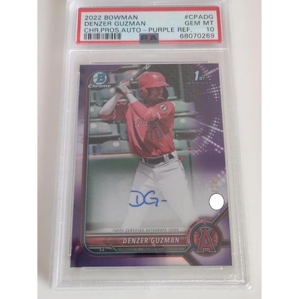 Used Denzer Guzman 250 series 1st auto autograph PSA10