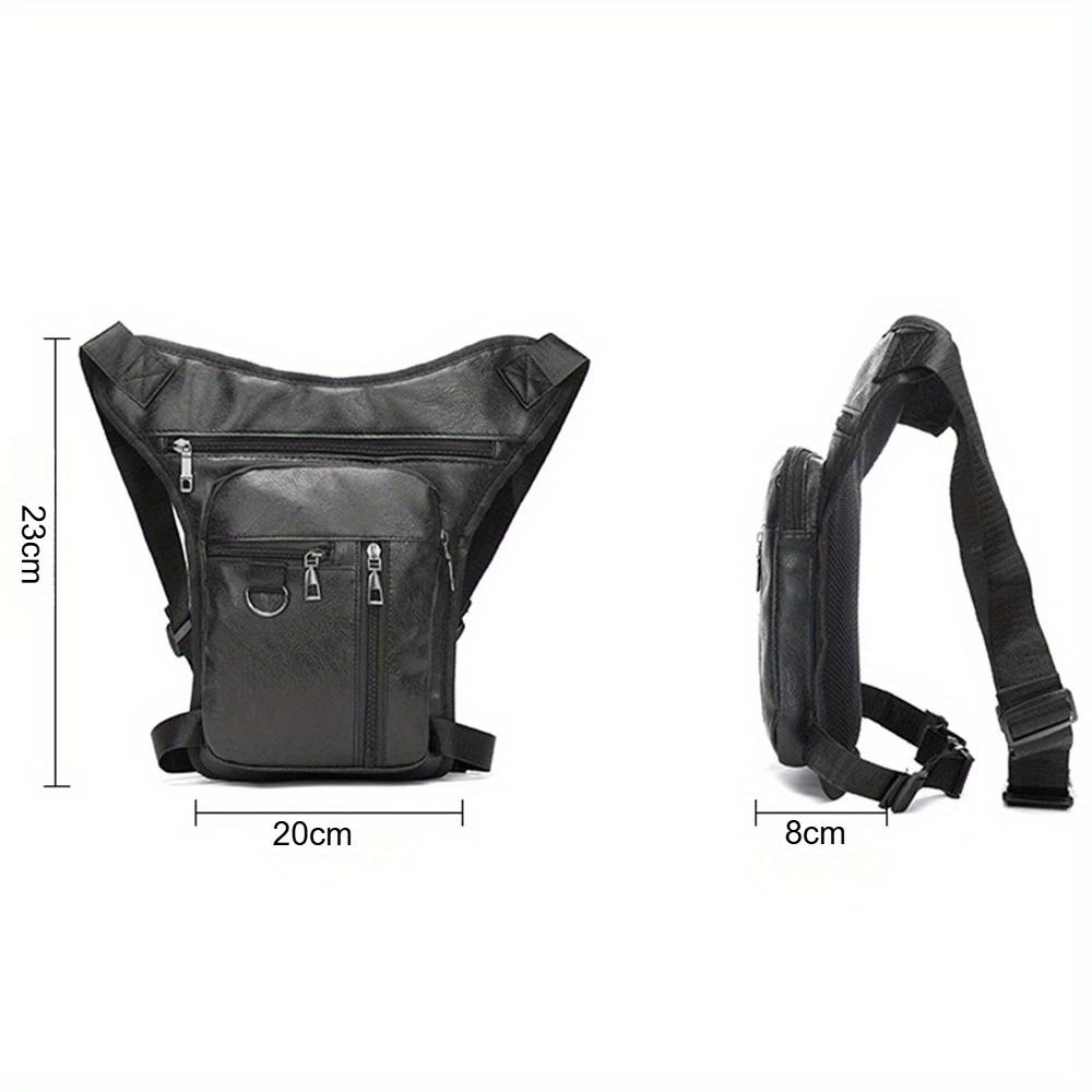 Pu Leather Drop Leg Bag Thigh Hip Bum Belt Leg Waist Bags Travel Tour Riding Motorcycle Pack Men Women Leisure Chest Bag