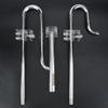 Stainless Steel Aquarium Plant Inflow Outflow Surface Oil Film Skimmer Filter Pipe(12/16 Mm)
