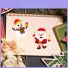 Colorful Xh059 Christmas Santa Snowman Diy Puzzle Stickers For Kids Fun Crafting