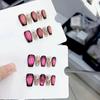 Pure Hand-made Phototherapy Wearable Nail Tablets Chameleon Wearable Nails Finished Products Reused Nail Art