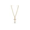 Pearl Drop Crystal Necklace Women Necklace Gold 630203B602R107R107