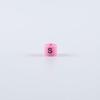 Colorful Custom Size Clips - PS Plastic Garment Hanger Rings with Letter Labels