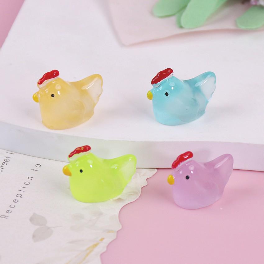 DIY 3D Luminous Chick Resin Ornaments: Micro Landscape and Photography Props with Small Animal Designs