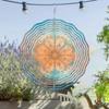 10 Inch Hanging Wind Chime for Garden Lawn Decor Spring Summer Outdoor Decoration with 360 Rotating Hook Elegant Artistic Design Gift for Friends