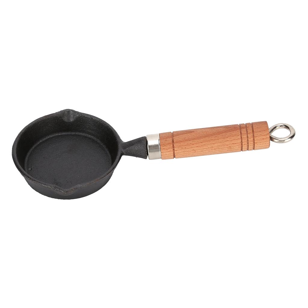 Eierpfanne Antihaftbeschichtung Verbrühsicherer Griff Gusseisen Rostfrei Omelettpfanne für Spiegelei Heiß
