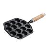 14 Hole Takoyaki Maker Grill Pan Cast Iron Nonstick Octopus Meat Balls Mould Baking Plate for Home