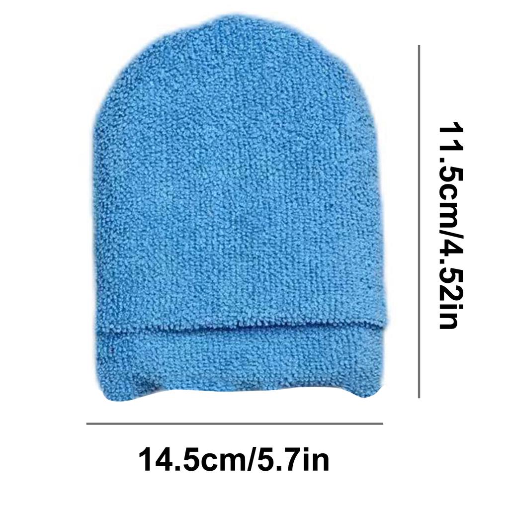 6/12 PCS Soft Microfiber Car Wax Applicator Mitts Polishing Sponge Wax Foam Applicator Pad For Car Cleaning Auto