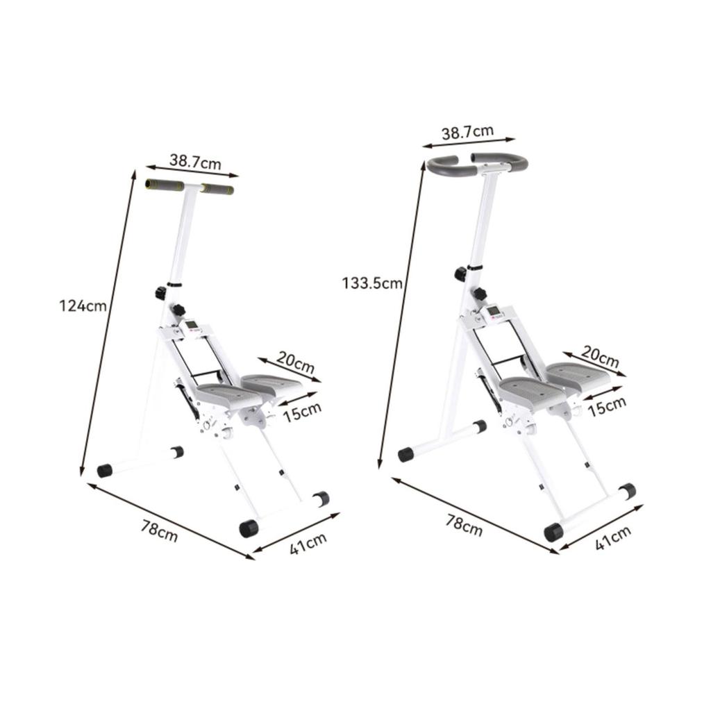 Folding Climbing Machine Compact Stair Stepper Fitness Equipment for Home Gym