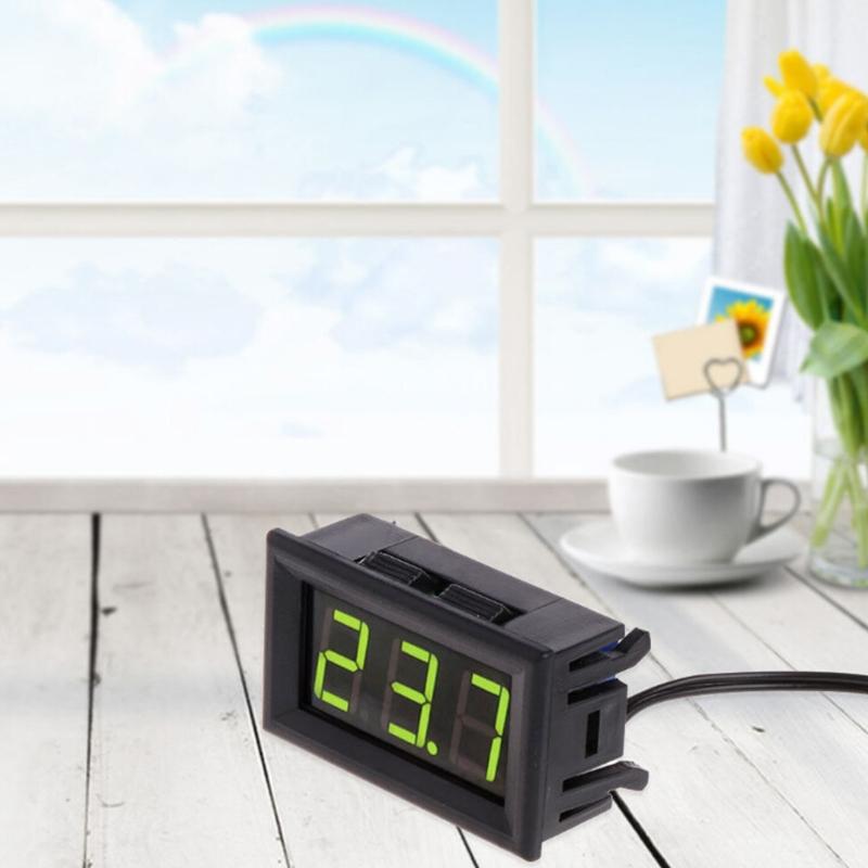 

Практический термометр для аквариума DC Gauge Panel Pool красный