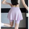 Quick-Drying Women Sport Dress Elastic Fake Two-Piece Skirts Women's Tennis Skirts  Summer Season