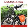 Front Bike Rack, Bike Road Durable And Sturdy, Easy Extra-Large Capacity, For Bicycles, E-Bikes, And Motorcycles