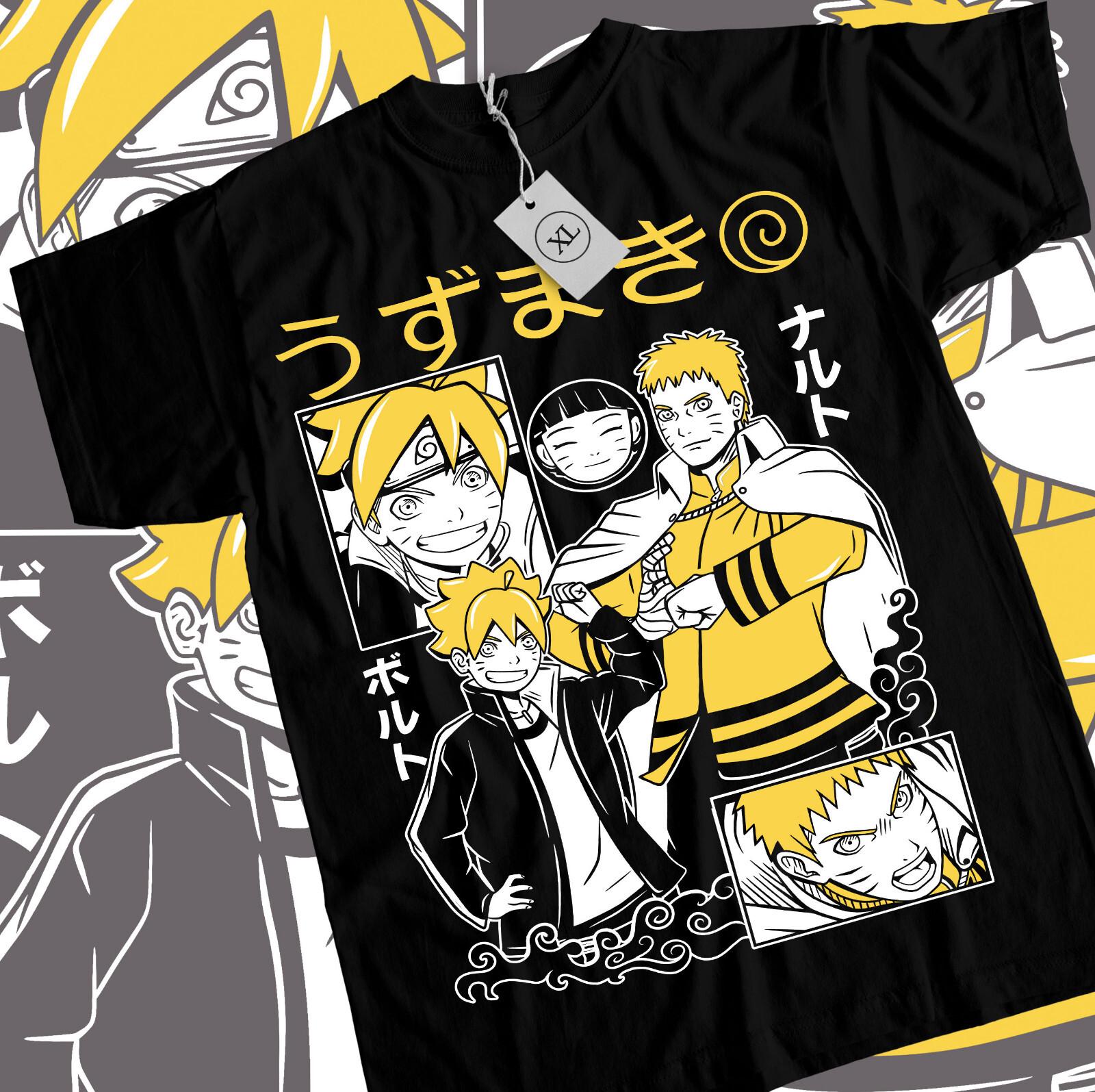 Itachi Uchiha T-shirt Manga Strip Naruto Uzumaki Shippuden Anime Shirt All Size XXXXL