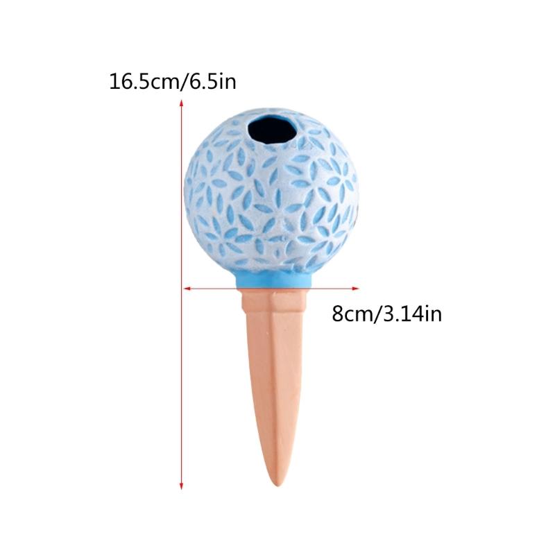 4 st Självvattnande Planteringsinsats Växtvattningsglober Terrakotta Vattningsspikar Automatisk Vattenbevattningsanordning