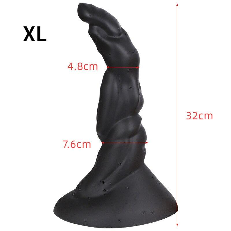 Simulační měkký anální kolík silikonový anální expandér masturbační zařízení pro dospělé Sexuální hračky popruh na penis Realistické držení penisu