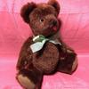 [USED] Dark brown teddy bear, handmade, bear