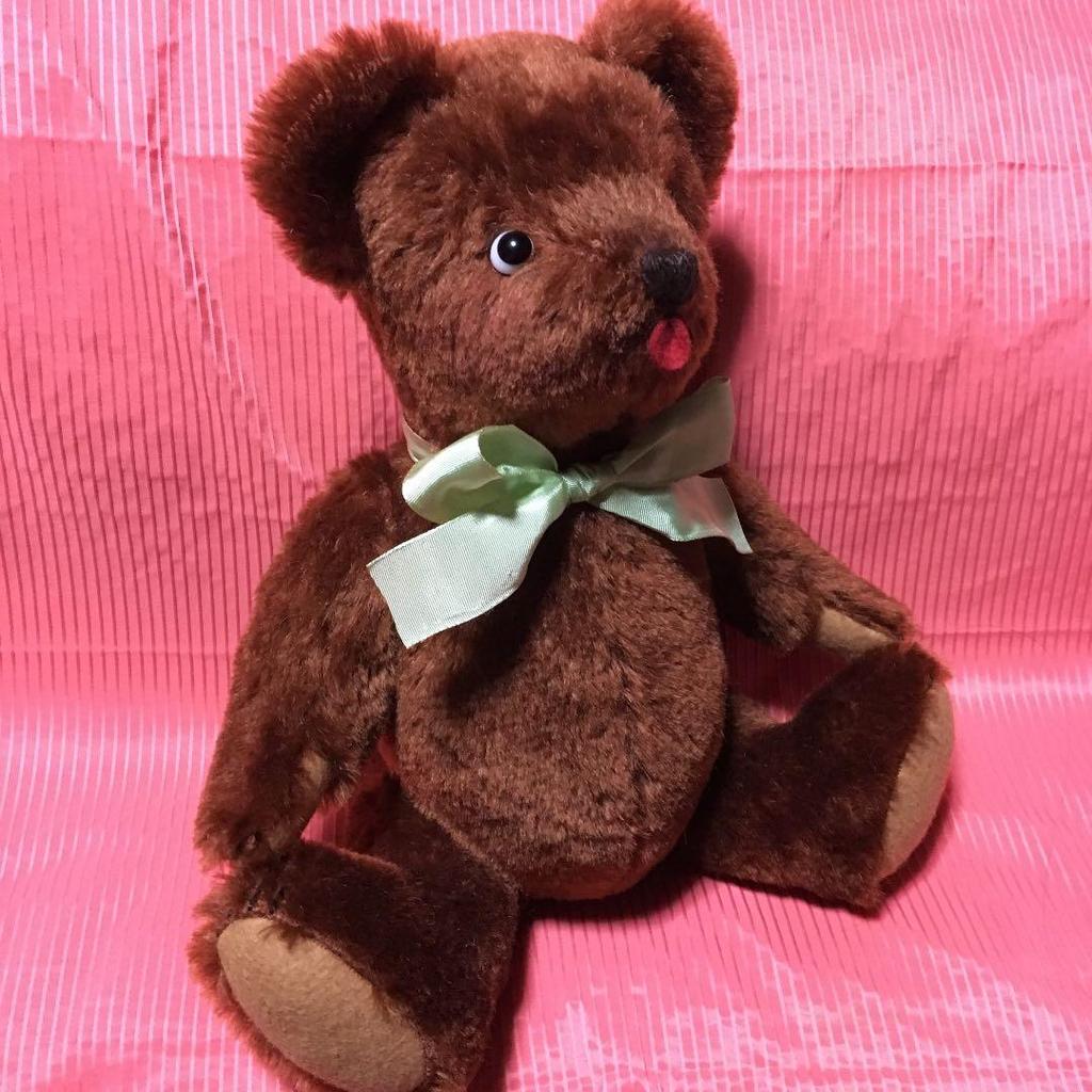 [USED] Dark brown teddy bear, handmade, bear