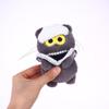 Kawaii Gd Zoa Plush Doll Kpop Gd Stuffed Doll Keychain Creative Cartoon Gray Cat Plush Keyring Bag Pendant Fans Gifts
