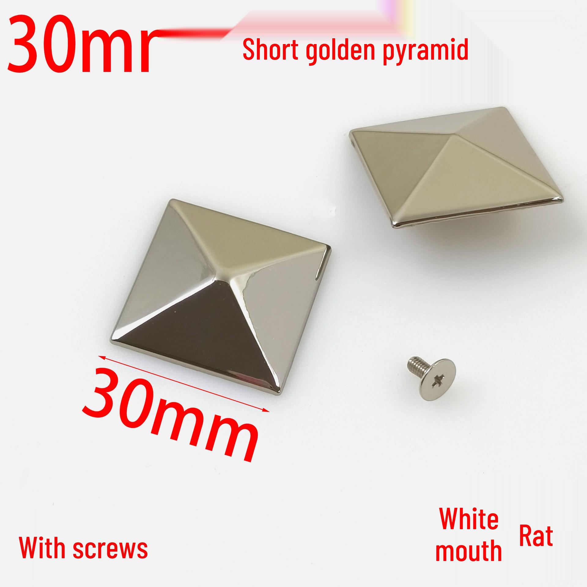 30 мм Пирамидальные Винты Декоративные Заклепки для Сумок