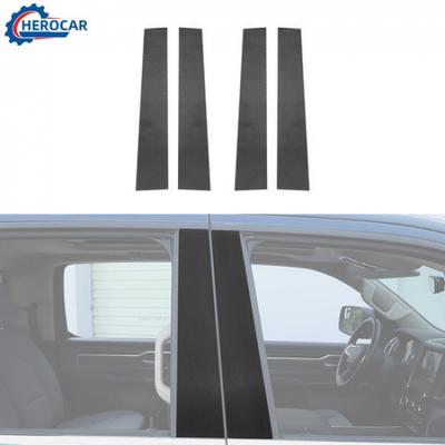 Exterior Window Pillar Post Door Sticker Trim Decal Cover For Dodge RAM 1500 18+
