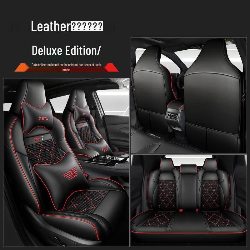 Changan UNI-T Sports Leather Car Seat Cushion Cover - All-Season Full Set