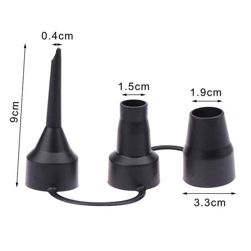 3 Größen Tragbar Schnell Für Luftpumpe Ablasskopf Kunststoff Pool Sofa Strandspielzeug Ersatzdüsen Mundstück