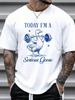 Oggi Sono un'Oca Seria Divertente Sollevamento Pesi Palestra Fitness T-Shirt Unisex