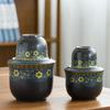 Ceramic Wine Set: Household Japanese Sake Pot with Cups for Warm and Hot Wines, Spirits, Yellow Wine, and White Wine