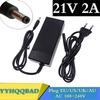 21V 18V 2A Lithium-Akkuladegerät 5er Serie 100-240V 21V 2A Akkuladegerät für Lithium-Akku mit LED-Licht zeigt Ladezustand an