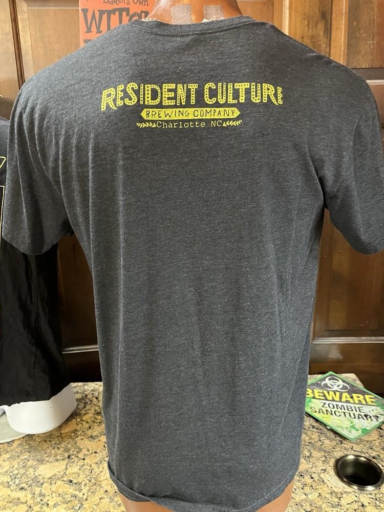 Resident culture brewing Company Charlotte, North Carolina Gray XL T Shirt Beer Unisex T-Shirt XXXXL