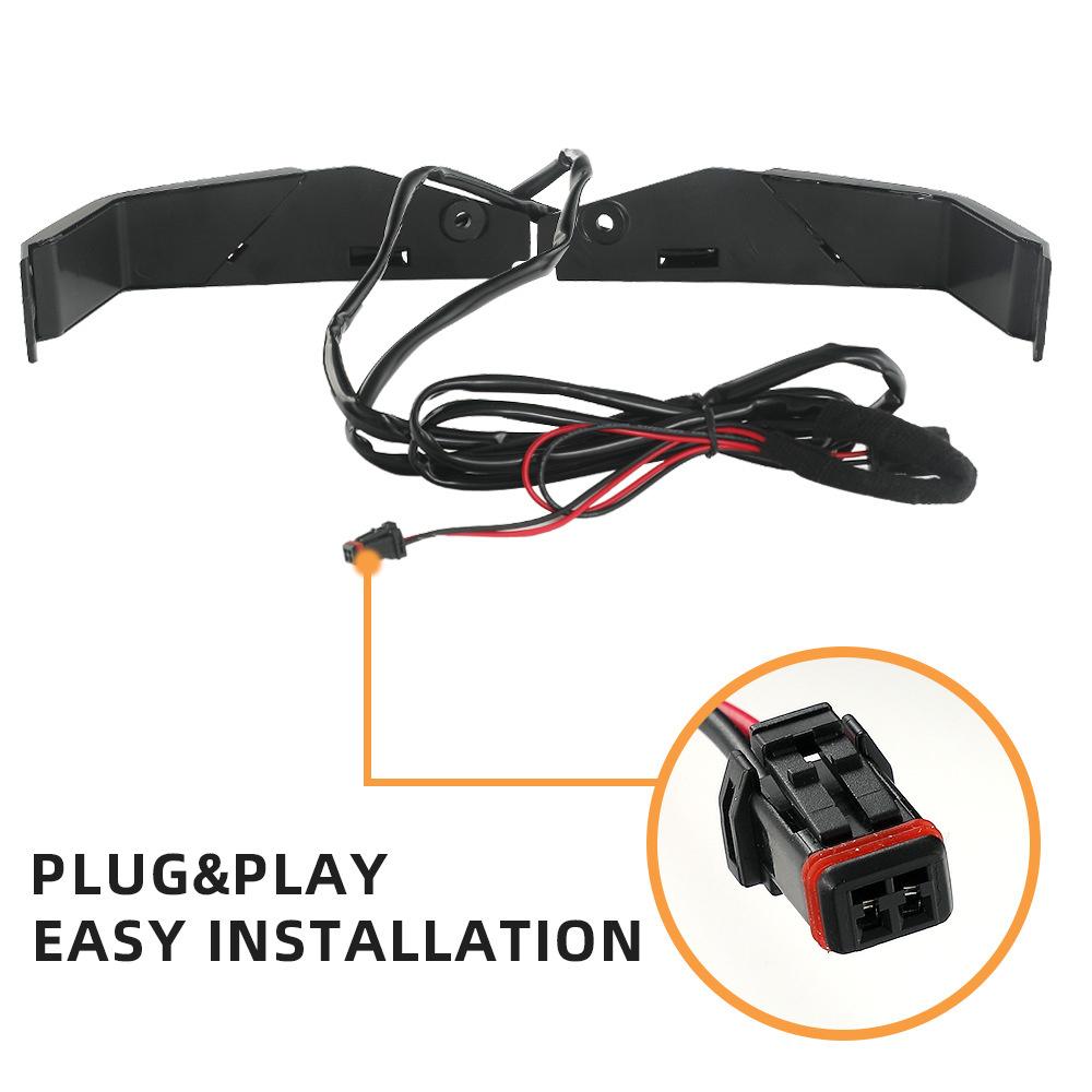 Hand Guard LED Lights Lamps Lighting Kit for Can-Am Ryker 600 900 Sport Rally