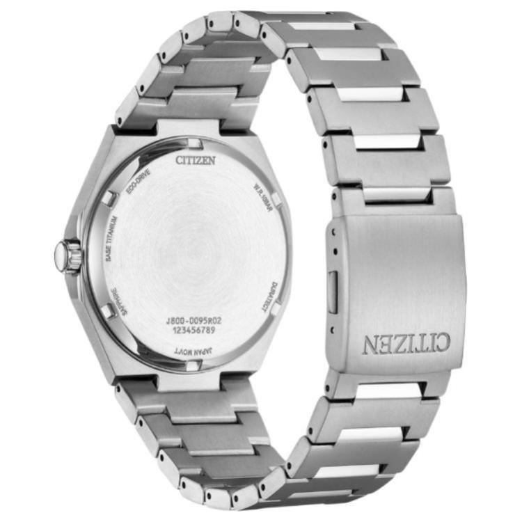 CITIZEN 100m Water Resistant Light Powered Quartz Movement Super Titanium Strap Watch Men's Watches AW0130-85ZE