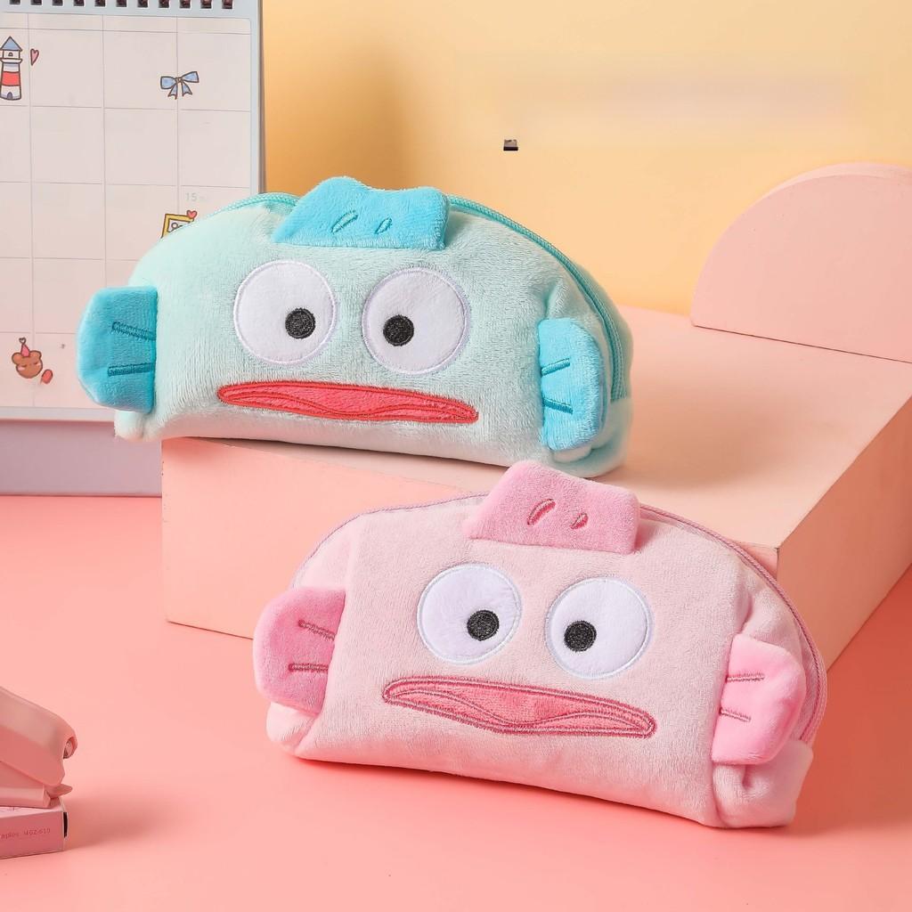 Sanrio Cinnamoroll Plush Pencil Case With Large Capacity For Students And Makeup Storage