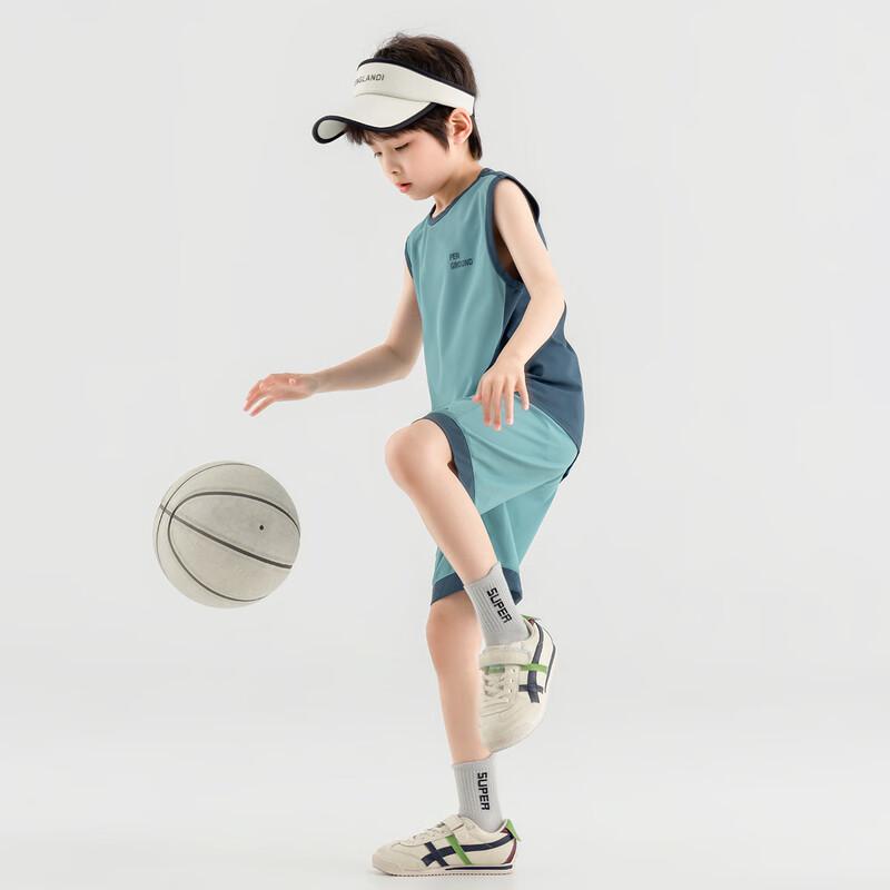 Dodojia Boys' Smooth & Skin-Friendly Summer Sports Vest & Shorts Set