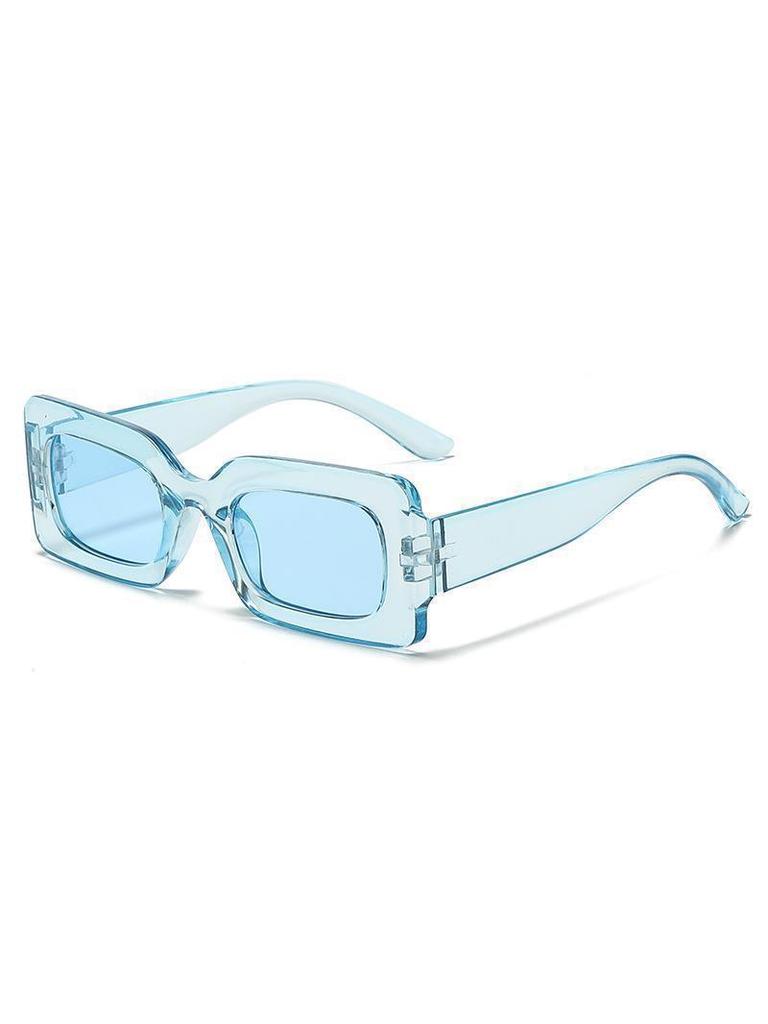 Y2K Bold Rectangle Sunglasses Multi Color Choices UV Protection Fashion Daily Wear Eyewear KJ102