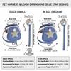 Escape Proof Dog Harness Breathable Pet Walking Rope Medium Dog Dog Leash  Street Walk