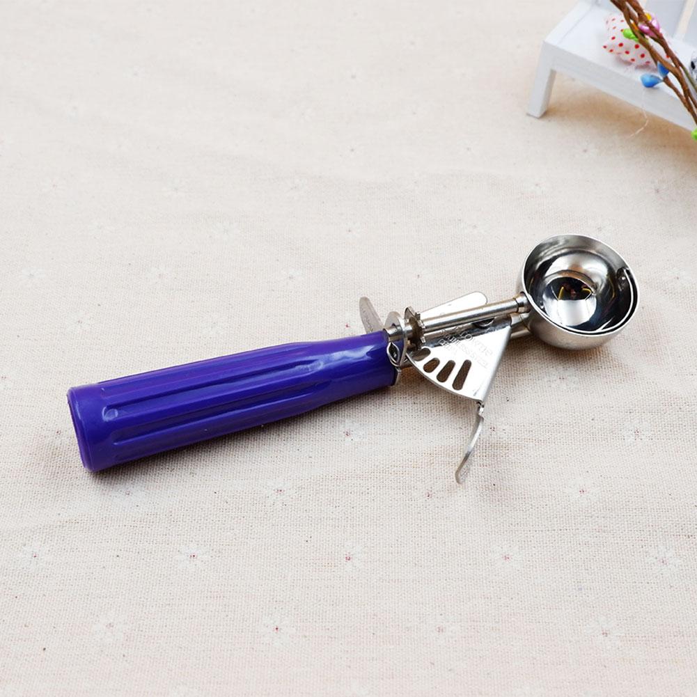 Stainless Steel Thickened Ice Cream Scoop Ice Ball Ice Cube Maker Frozen Cookie Meat Balls Scoop Kitchen Tools