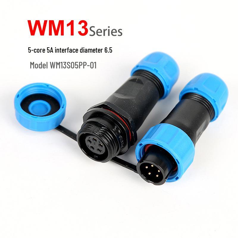 SP13 Waterproof Aviation Plug Socket Connector (2 to 9-pin Options)