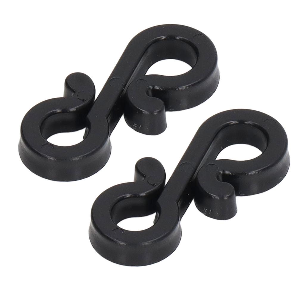 150 bucăți cârlige în formă de S, robust, durabil, din plastic, capete duble, agrafe multifuncționale pentru lumină de Crăciun pentru petrecere