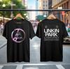 Linkin Park From Zero World Tour 2025, Groupe de Rock Linkin Park Cadeau pour Fan. Chemise unisexe Coton Surdimensionnée Grande Taille