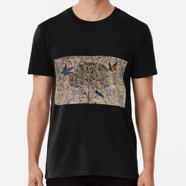 

Вышивка William Morris Kelmscott Trellis S до 5XL Сделано в Австралии/США Футболка 4XL