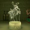 Anime Waifu Mai Sakurajima Led Night Light For Bedroom Decor Mai Light Gift For Friend Sakurajima Bunny Girl Led Lamp Anime Gift