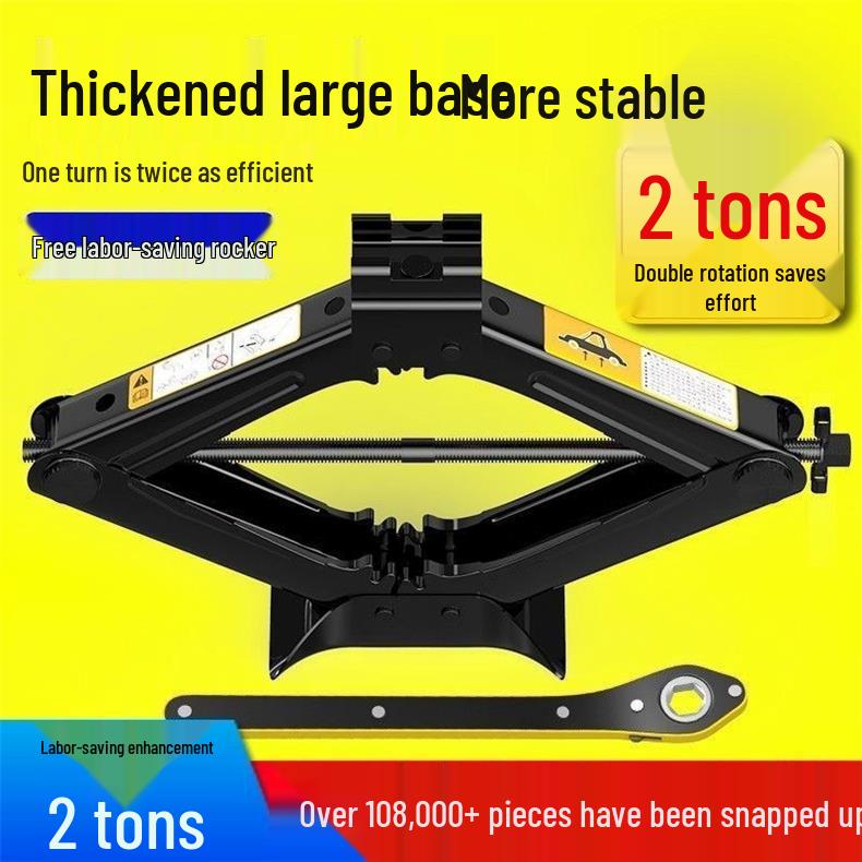 Compact Hydraulic Car Jack with Labor-Saving Wrench