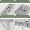 Outdoor Aluminum Folding Table and Chairs Set