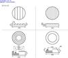 Kotobukiya Modeling Support Goods Plaunit P120 Round Mold IV Plastic Model M.S.G Non-Scale