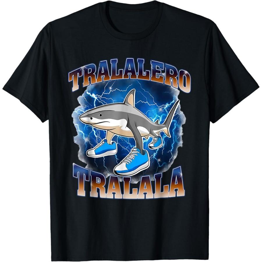 Tralalero Tralala Italian Brainrot Meme T-Shirt XXXXXL чёрный