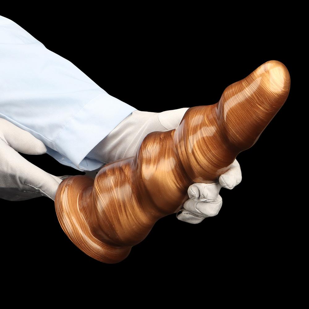 Gemischte Farbe PVC Dildo Buttplug Analmasturbatoren Sexspielzeug Realistischer Penis Strap-on Schwanz Fisting