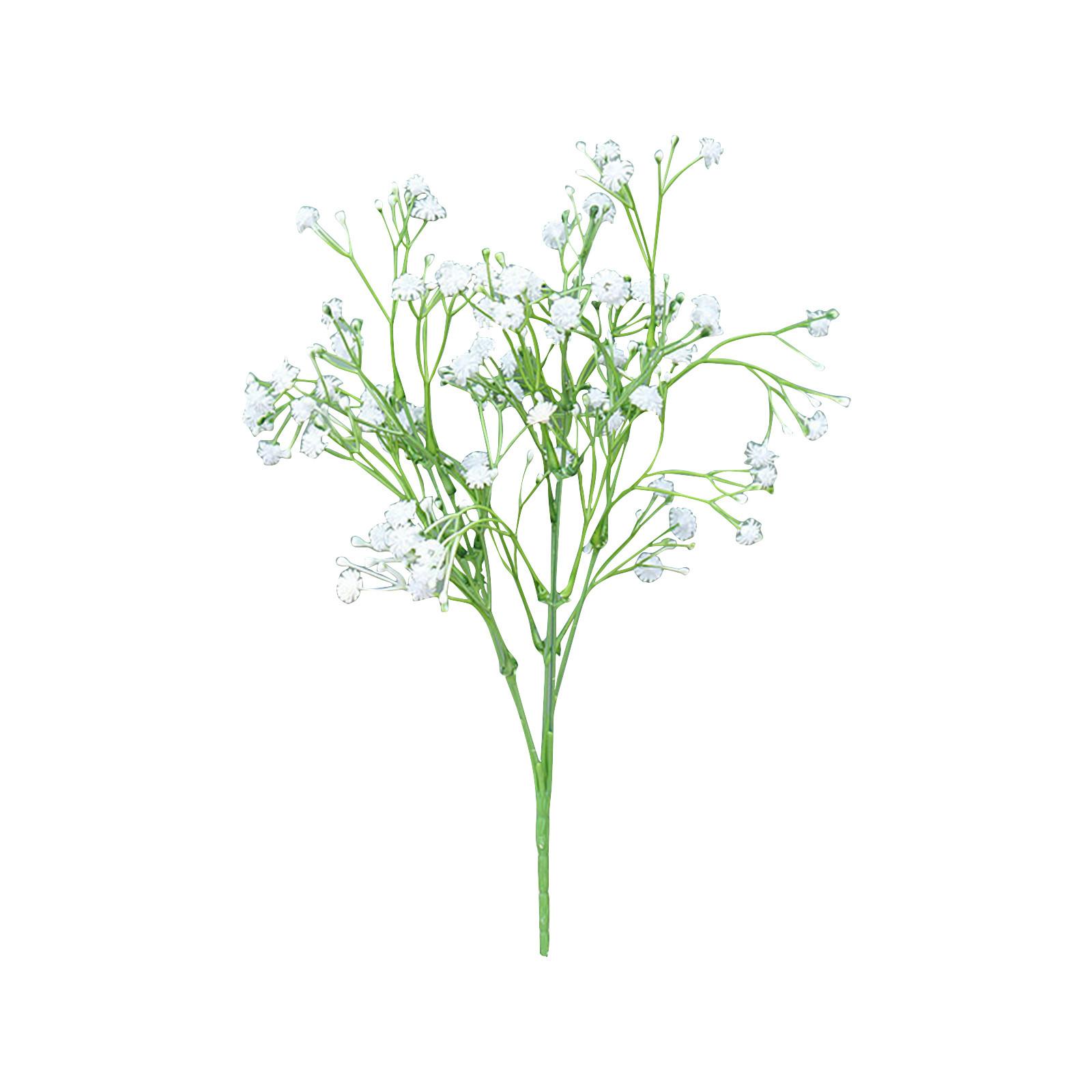 Artflower 5 шт. искусственные цветы гипсофила цветы, искусственные растения и цветы искусственная гипсофила для свадебных букетов, домашнего декора и поделок своими руками One Size