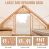 4-6 Person Auto Air Tent with Hand Pump Instant Camping Spacious Cabin Windproof Waterproof Outdoor Shelter for Hiking Travel